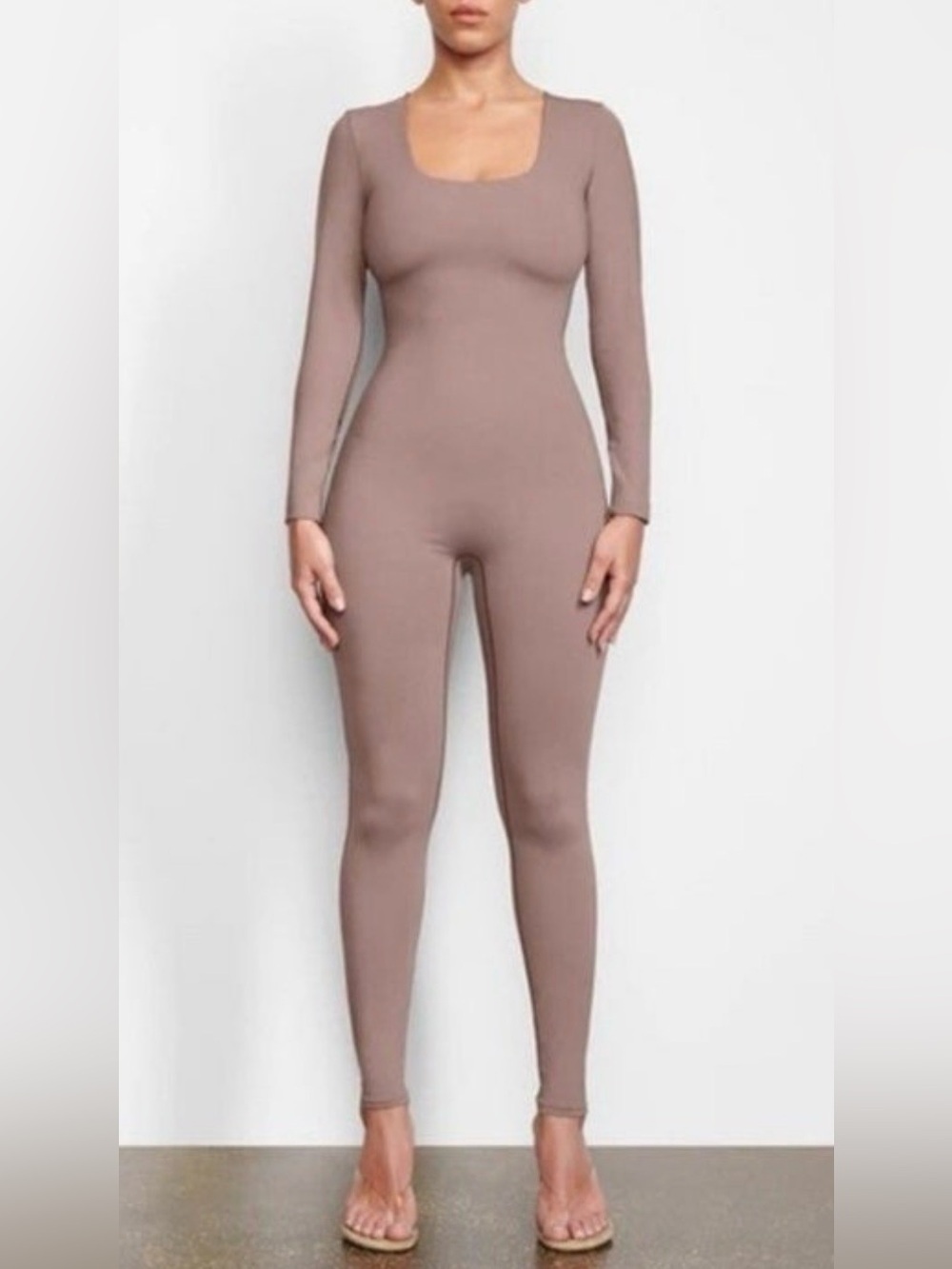 Skims all in one scoop neck bodysuit, small